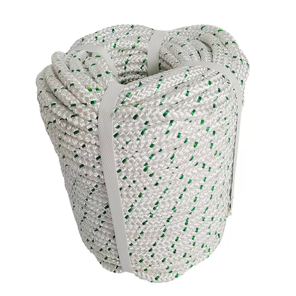 3/7" × 150' Double Braid Polyester Rope 2645Lbs Breaking Strength Bull Rope
