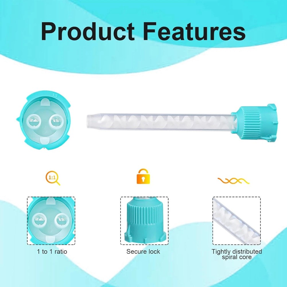 Dental Mixing Tips for Impression Material, C&B, Cements 50/Pack