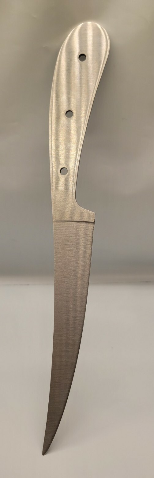 Lot of 2 - "Kodiak" Style Fish Fillet Blade Knife Making Blank - Stainless Steel