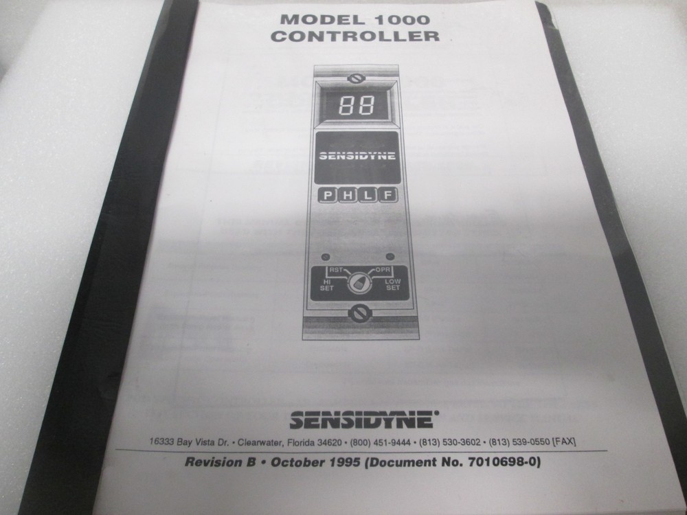 Sensidyne, Model 1000 Controller w/ PCB 7010626-1, 224-220, New