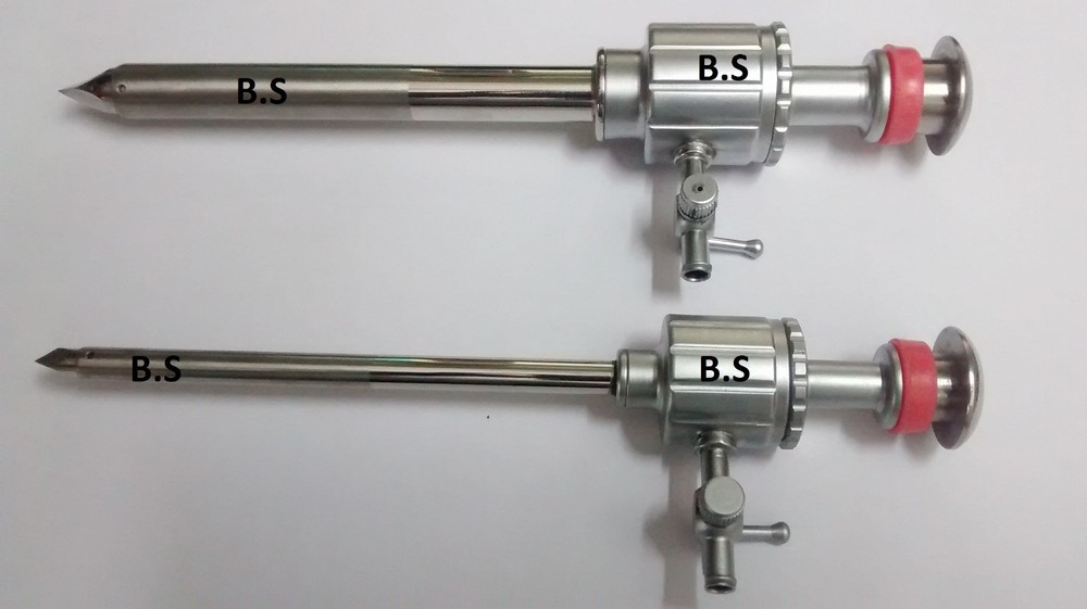 Laparoscopic New Multi Function Trocar 5X95  Mm  10X95 Mm Two Piece