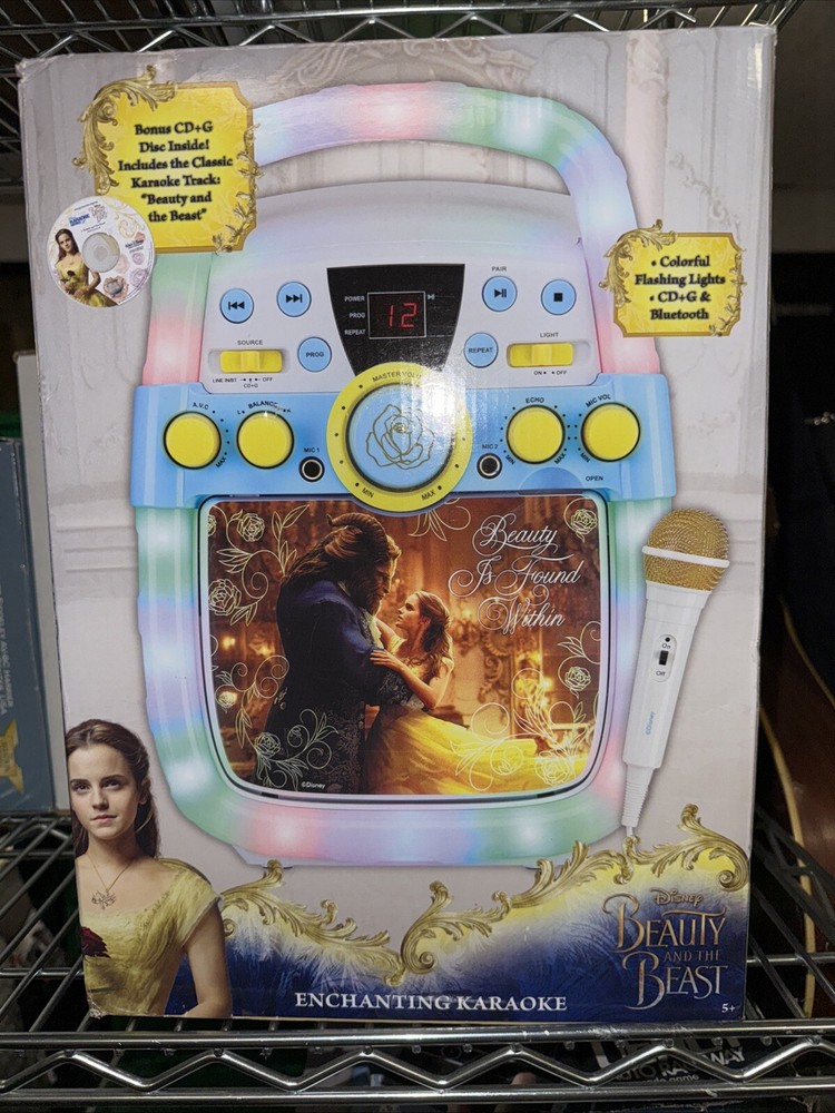 Disney Beauty and the Beast enchanting Karaoke Machine