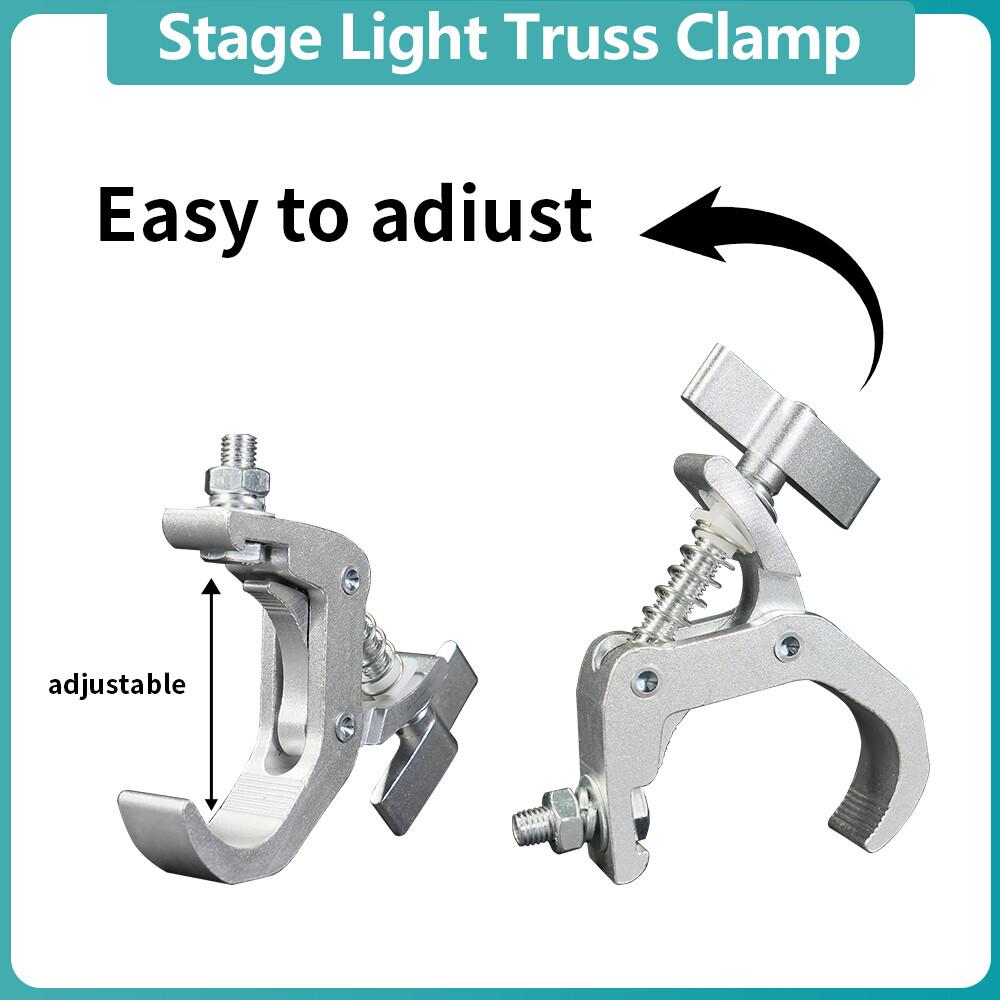 4Pcs Stage Lighting Clamp Truss Bracket Hook Clamp DJ Projector Bar Light