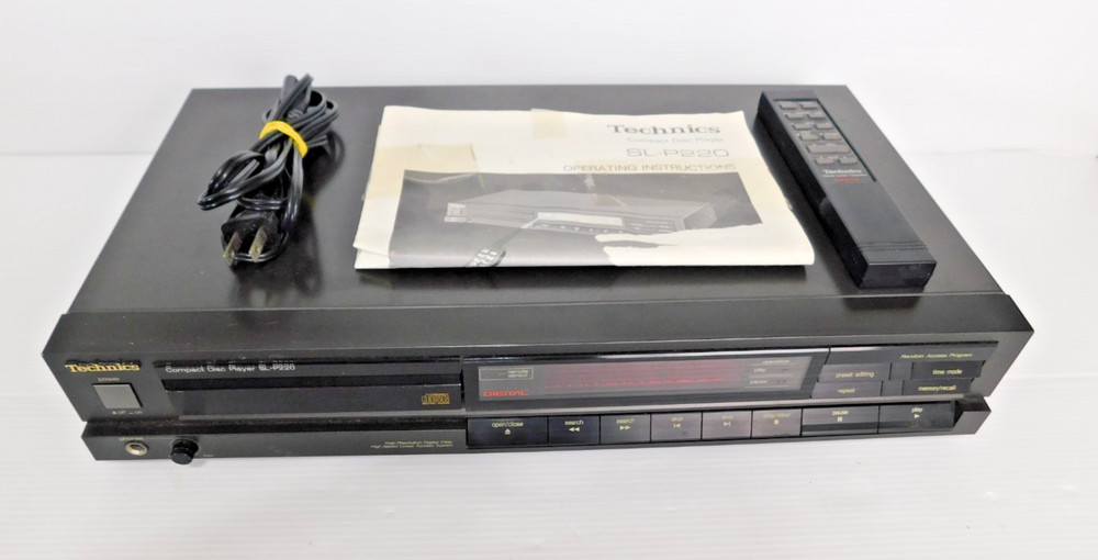 RETRO (1987) Technics SL-P220 CD Player WITH Remote Control