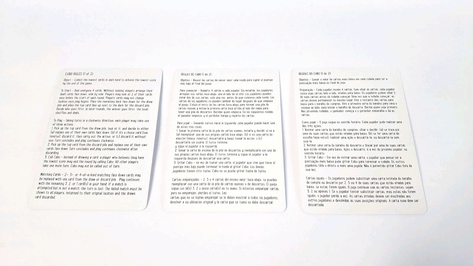 OFFICIAL Cabo Card Game by Shareful Games - NEW