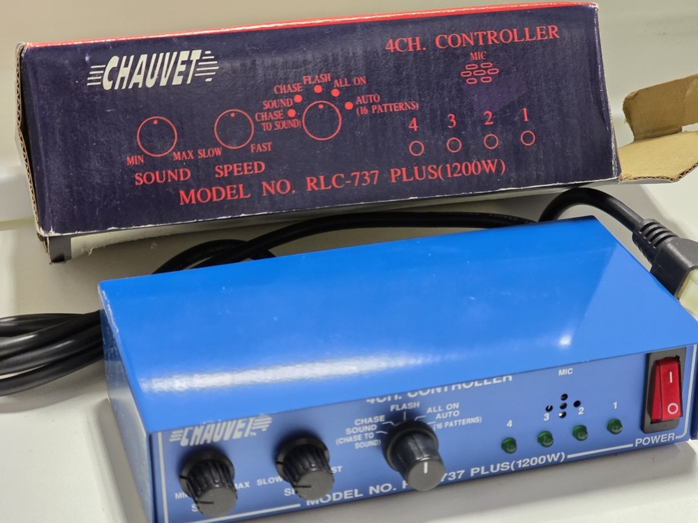 Chauvet 4CH. Controller Model RLC-737 Plus(1200w)