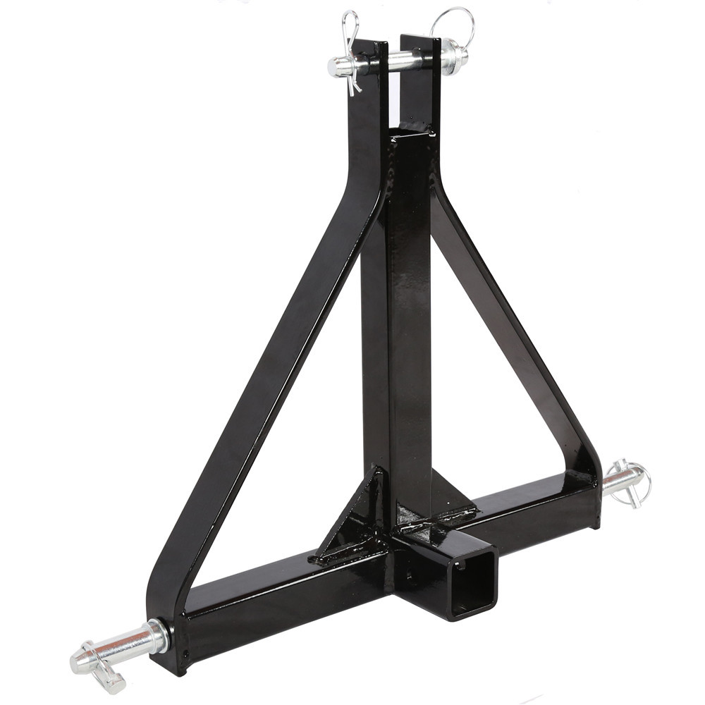 3 Point 2 Receiver Trailer Hitch Category 1 Tractor Tow Hitch Drawbar Adapter