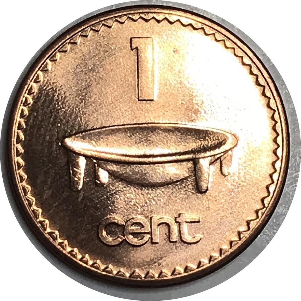 Fiji 2001 • 1 cent • KM# 49a • QE2 • UNC high grade