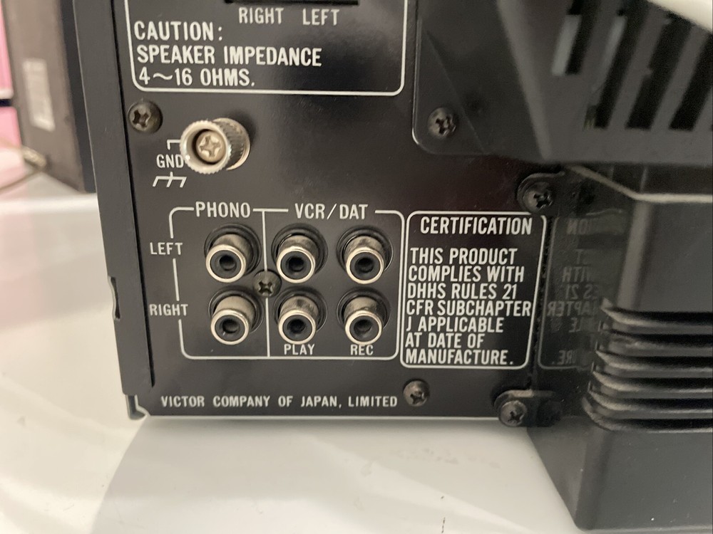 JVC MX-50 Compact Audio Component System CD/Tuner/Dual Cassette