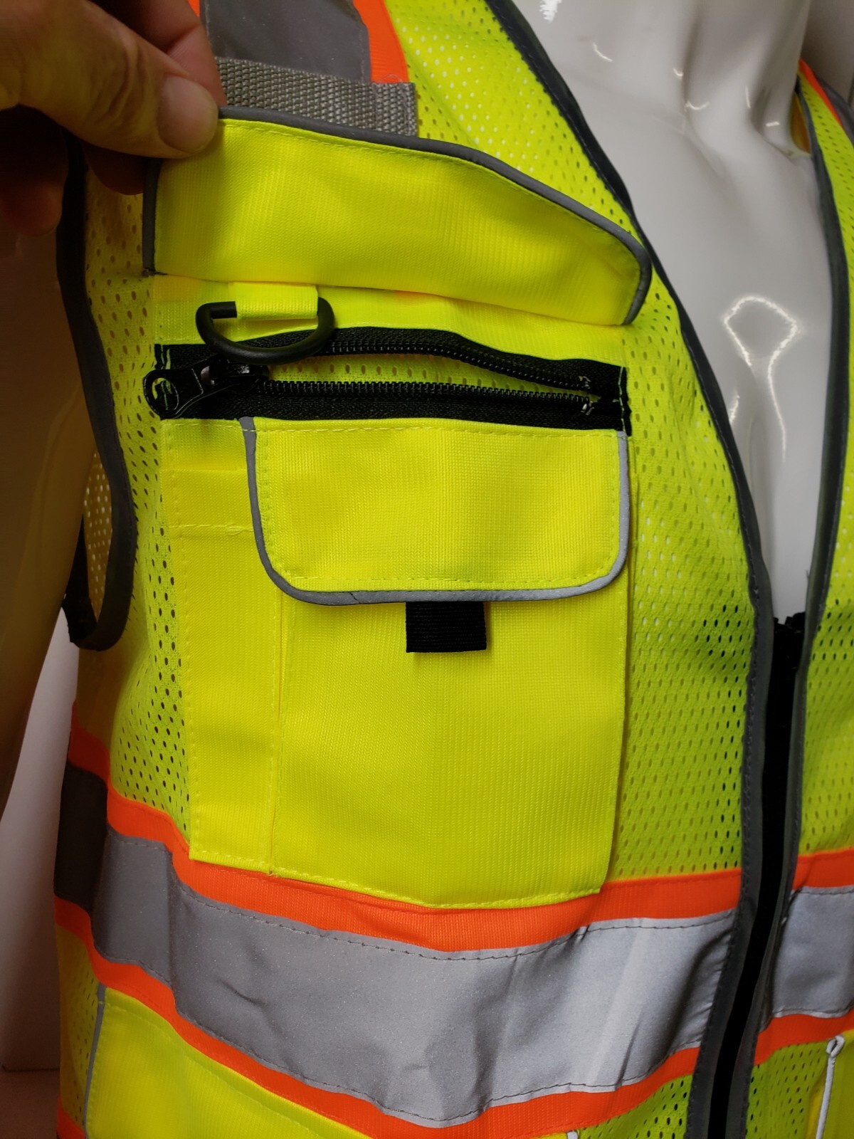FX SAFETY VEST -Class 2 High Visibility Reflective Yellow Safety Vest FXSV8