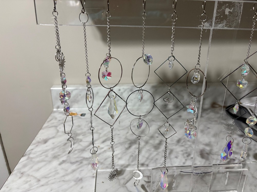 Crystal Sun Catchers with Charms