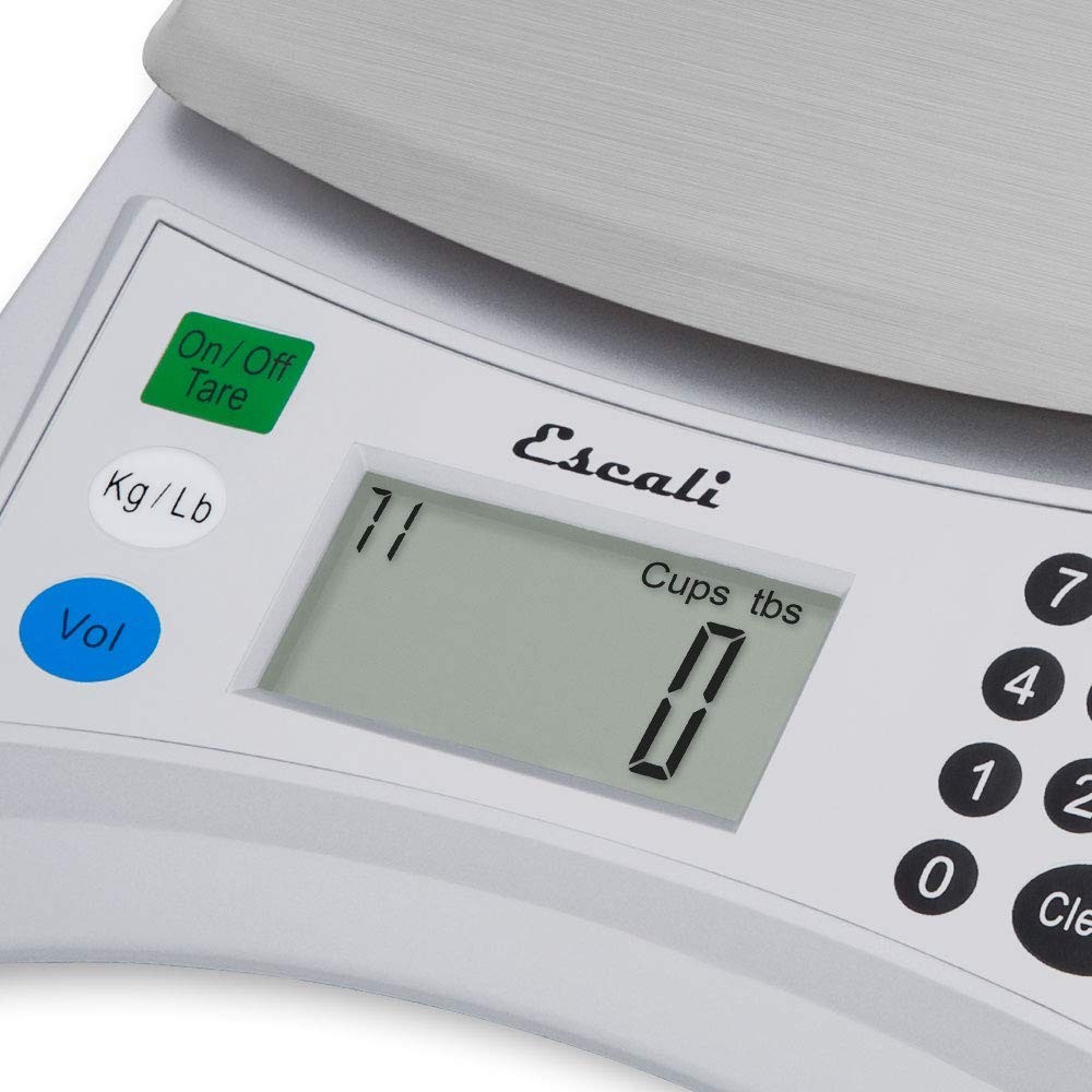 Escali Pana V136 Large Volume Measuring Kitchen/Baking/Cooking Scale, Preprogram