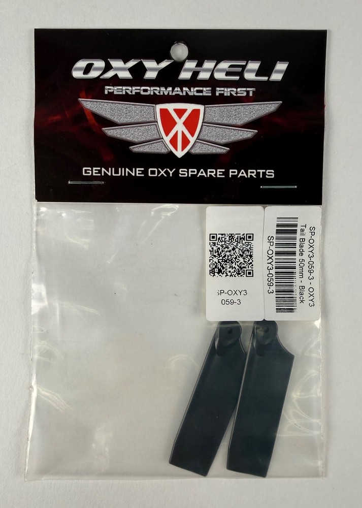 OXY HELI OXY 3 TAIL BLADE 50mm BLACK SP-OXY3-059-3