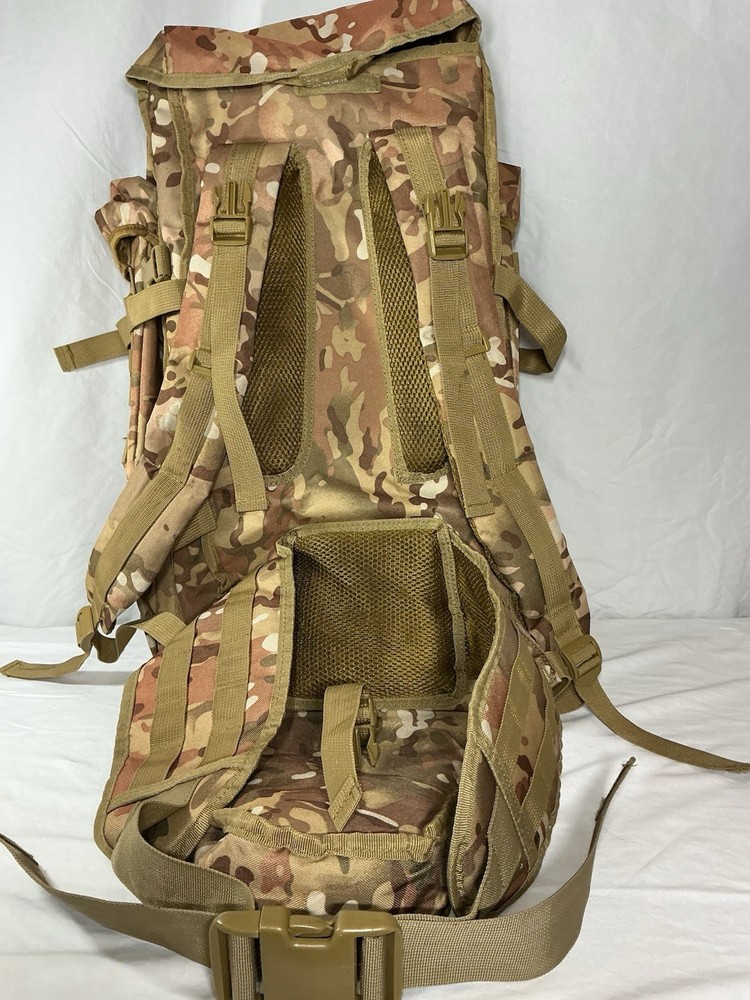 XL Camo Tactical Backpack With Rifle Storage Pouch