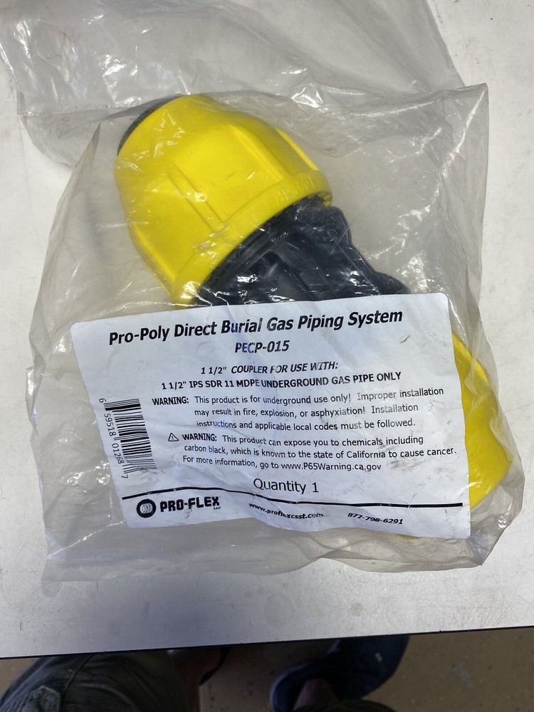 Pro-poly  1  1/2 Direct Burial Coupler