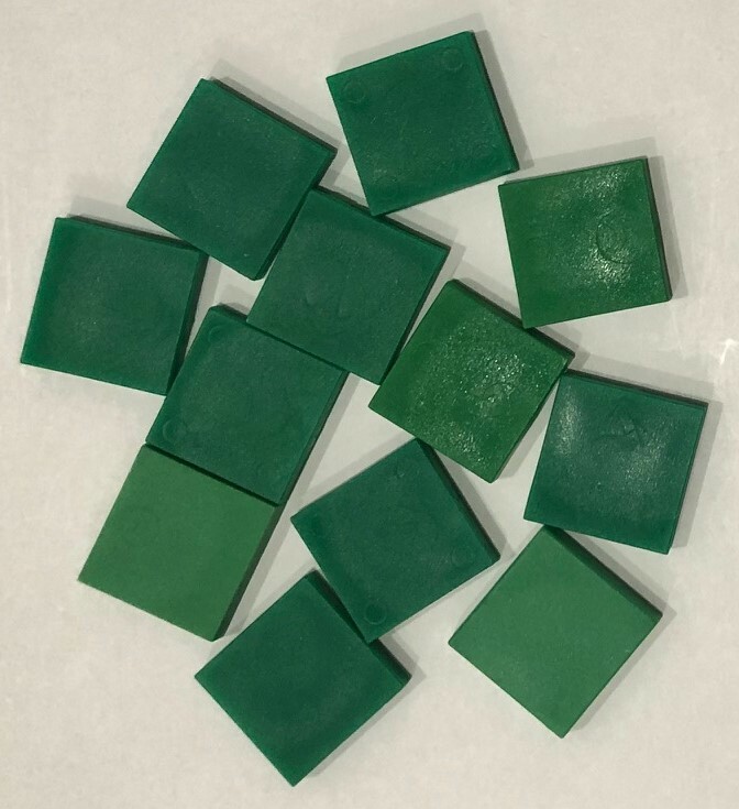 144 PLASTIC TANGRAM / PATTERN BLOCKS - Manipulatives (6 different shapes/colors)