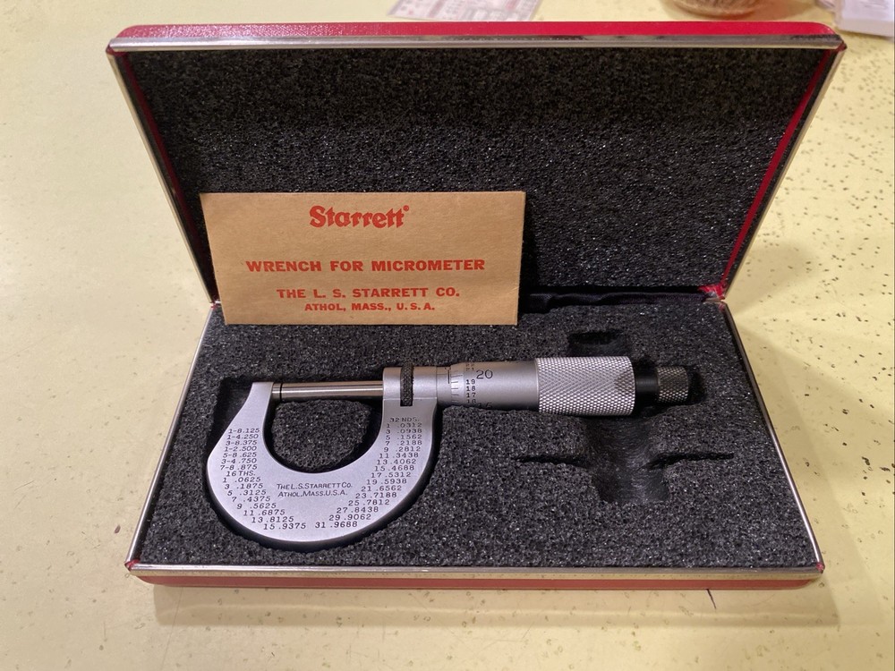 Starrett Micrometer Caliper No. 230