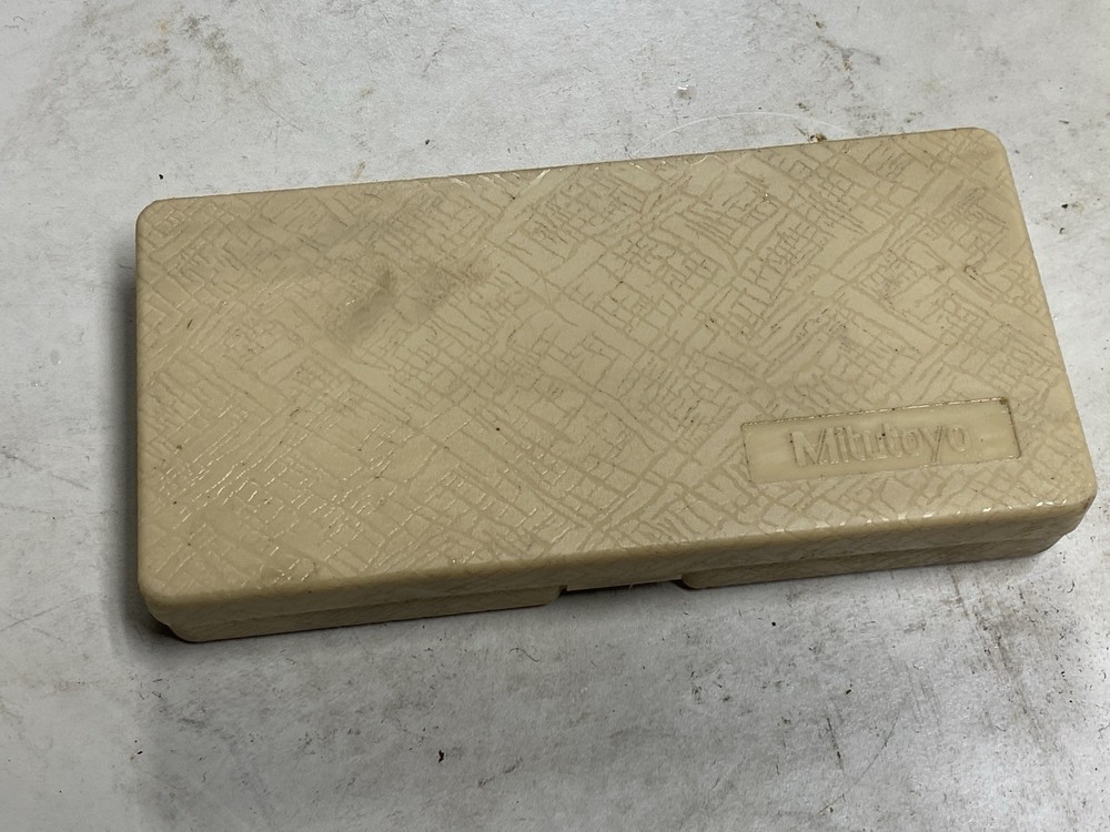Mitutoyo 111-166 Spline Micrometer, 0-1" Range Carbide Tip, Great Shape