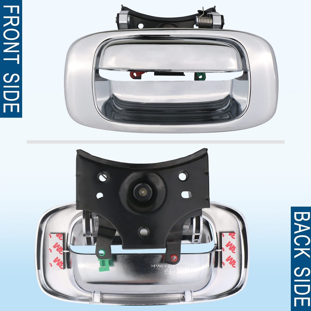 APPERFiT Tailgate Handle & Bezel - Chrome, Chrome