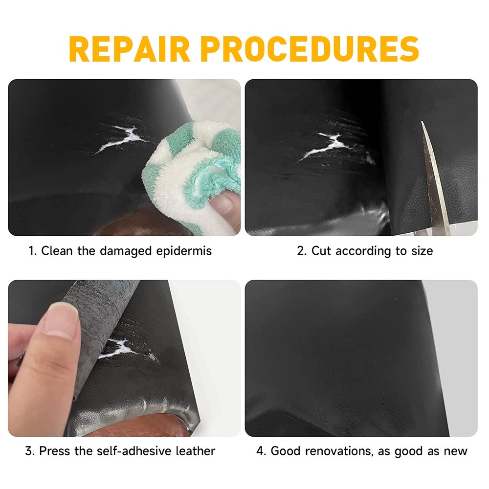 Leather-Repair-Patch Self-Adhesive Leather Refinisher-Cuttable Sofa Repair-Patch