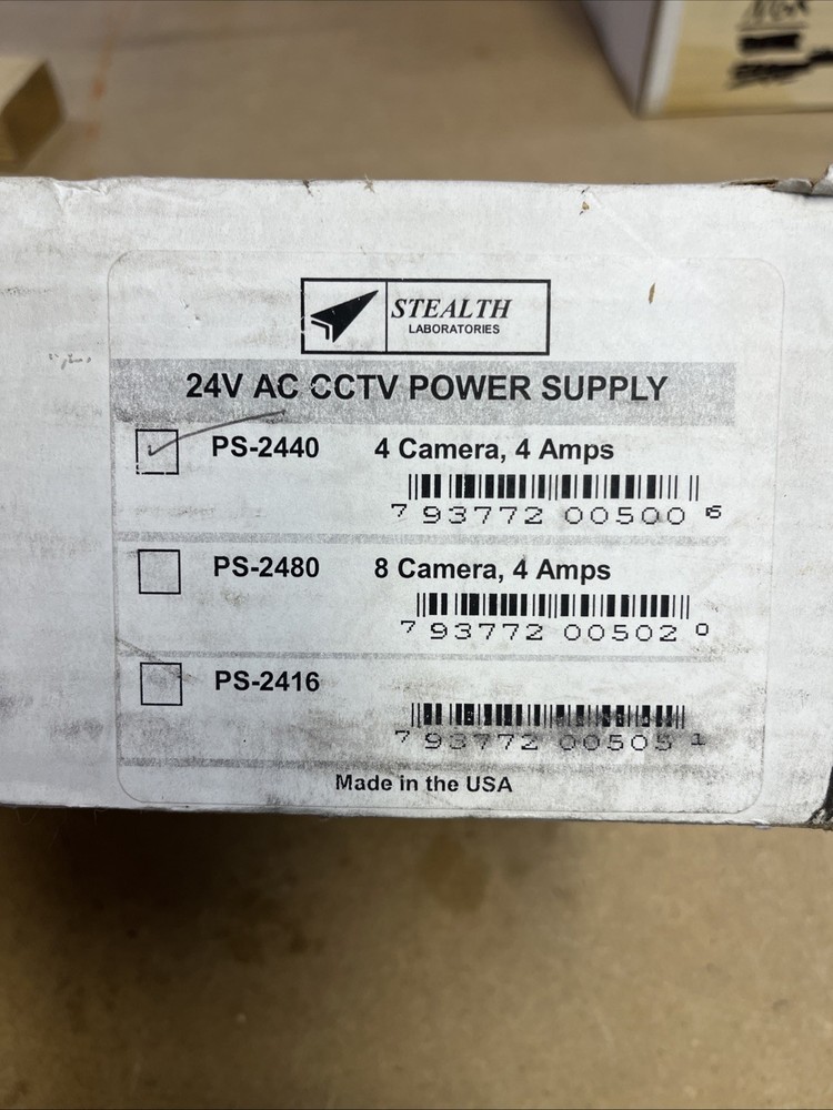 Stealth 24v CCTV Power supply