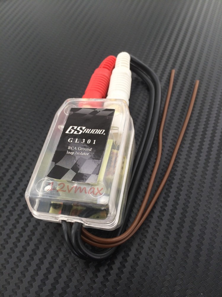 1 RCA Ground Loop Isolator Noise Audio Filter for Car Stereo EQ Amplifier