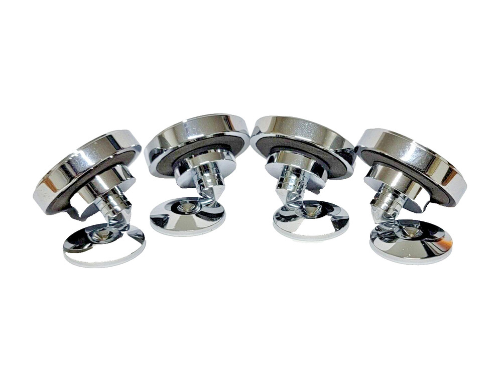 4 Pcs Pure Copper Audio Isolation Cones (Silver)