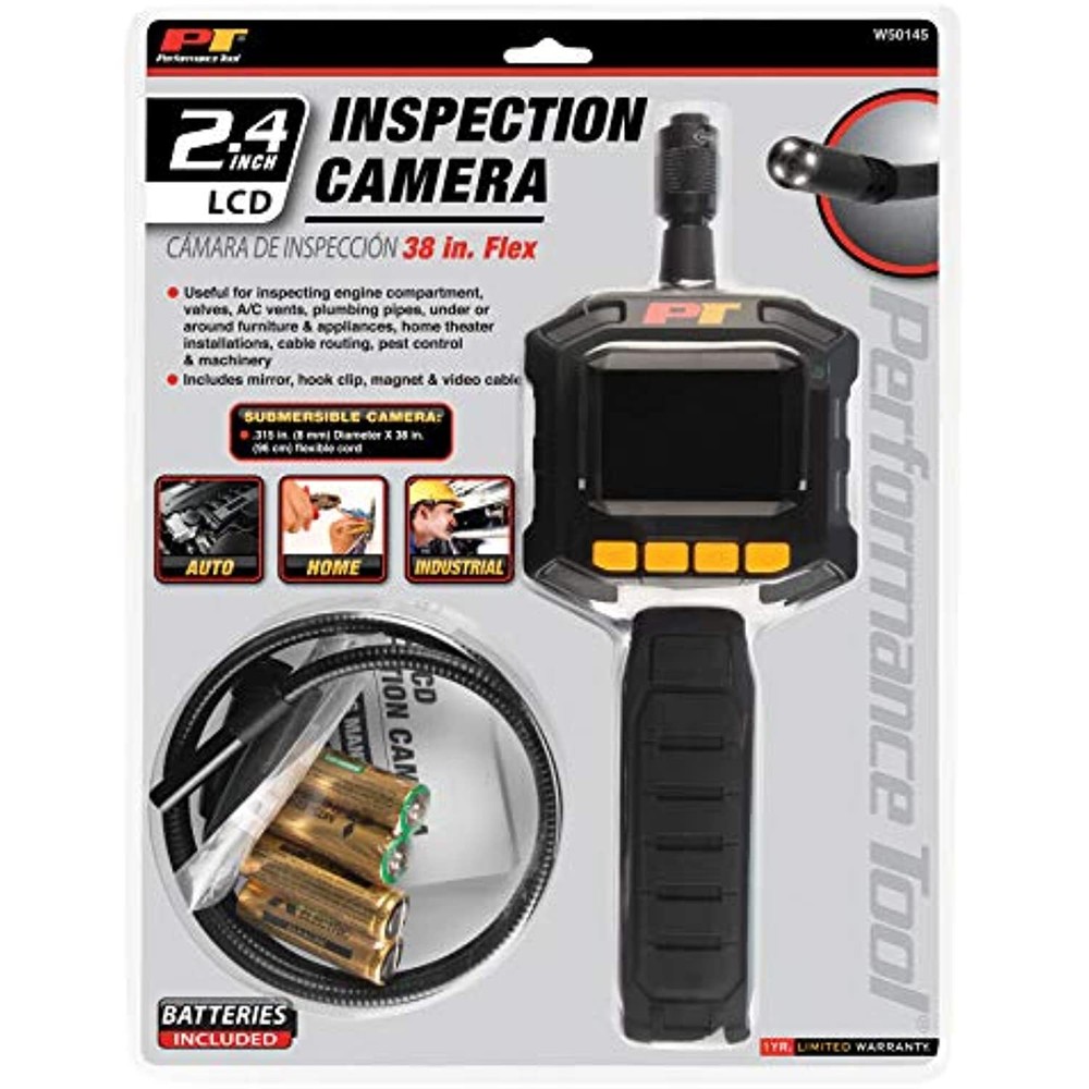 Performance Tool W50145 LCD 2.4" Inspection Camera