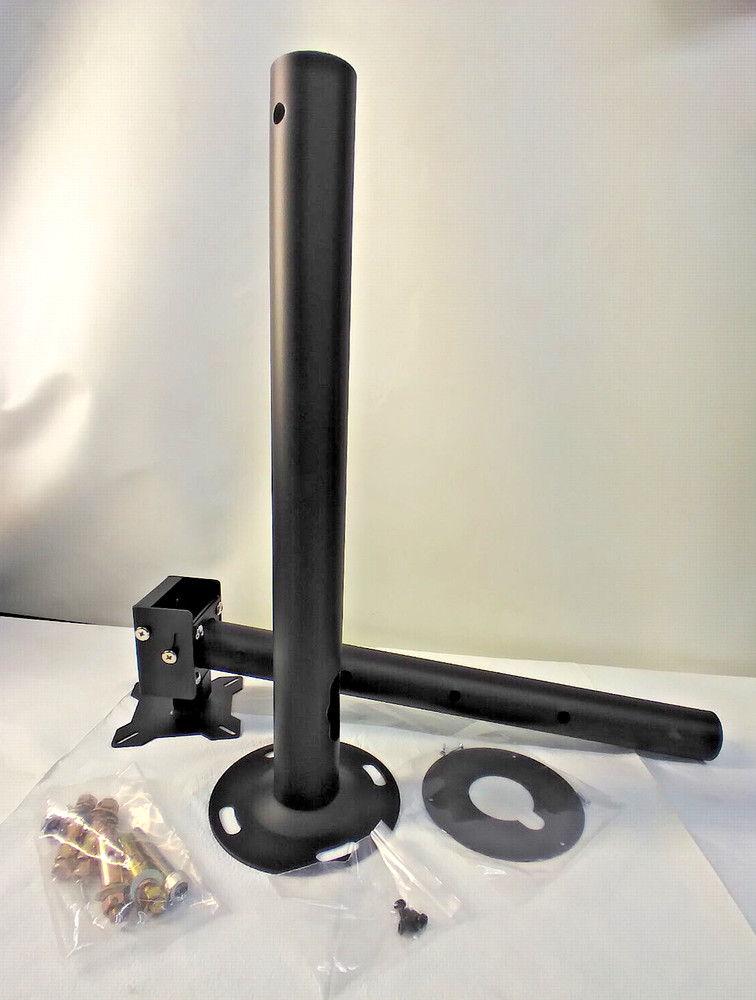 Ceiling Mount Pole for LCD/PVM, Adjustable from 19" to 35"
