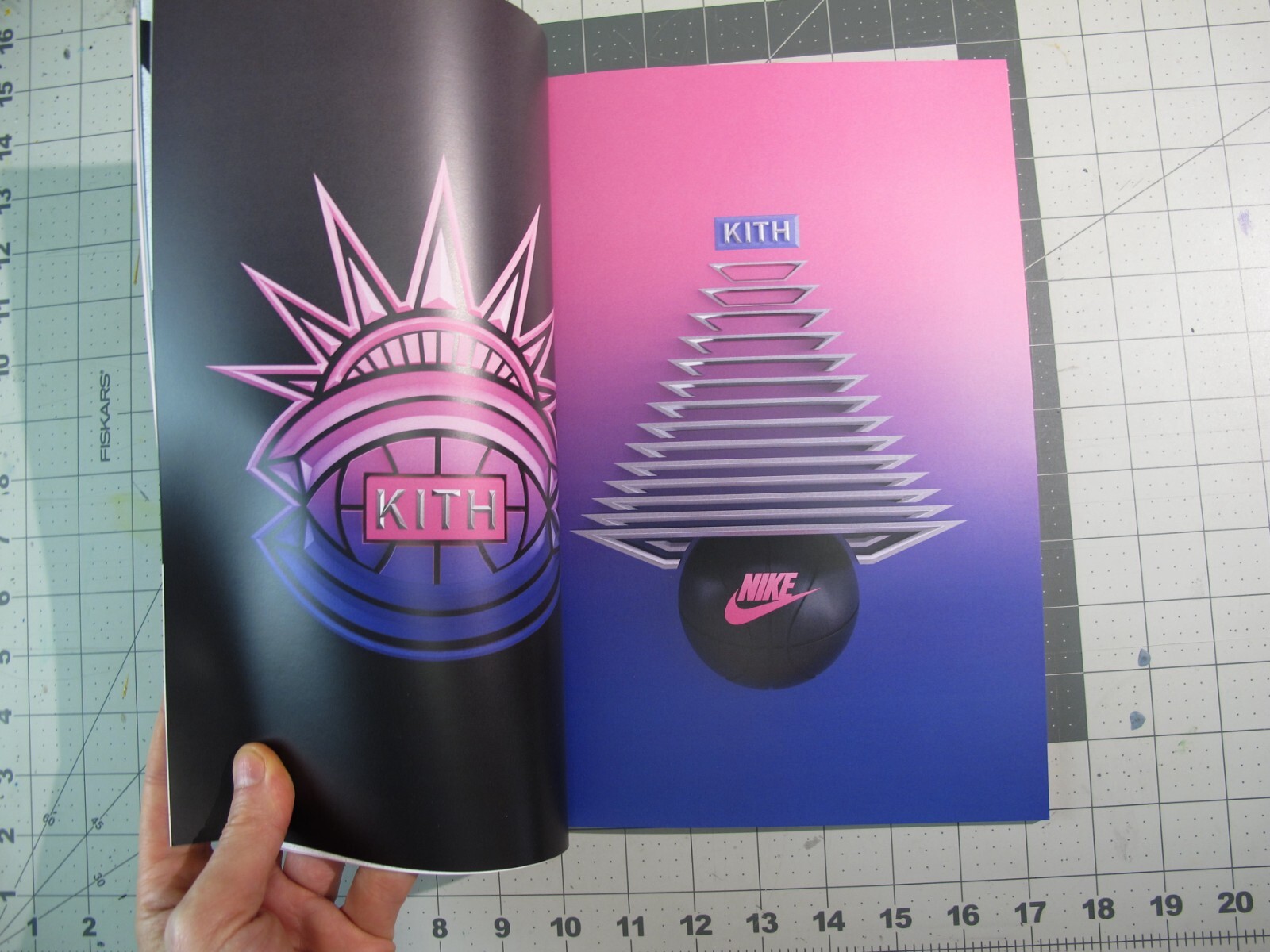 vtg 2010s Nike I LOVE DUST promotional design softcover Book