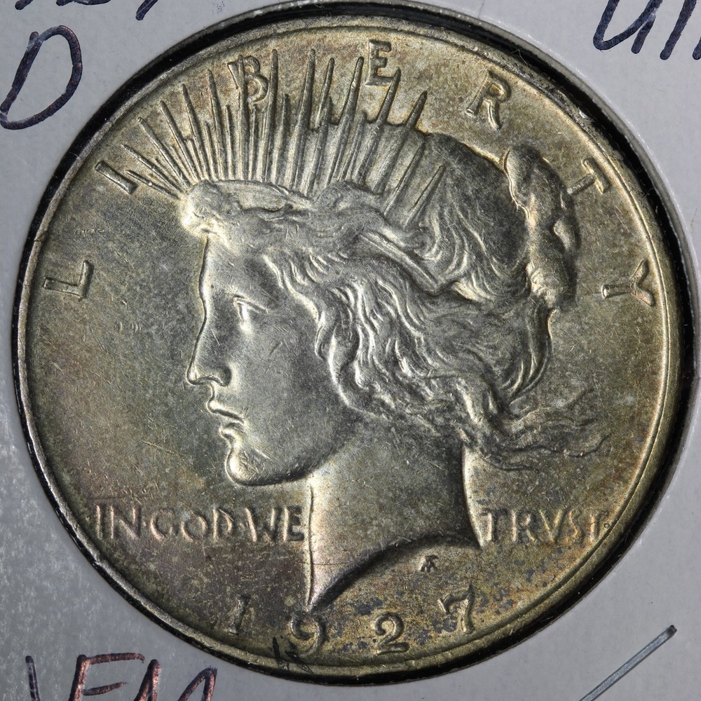 1927-D Peace Silver Dollar UNC *UNCIRCULATED* MS E384 JJFM