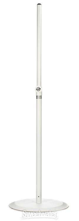 K&M 26735 Round Base Speaker Stand - White