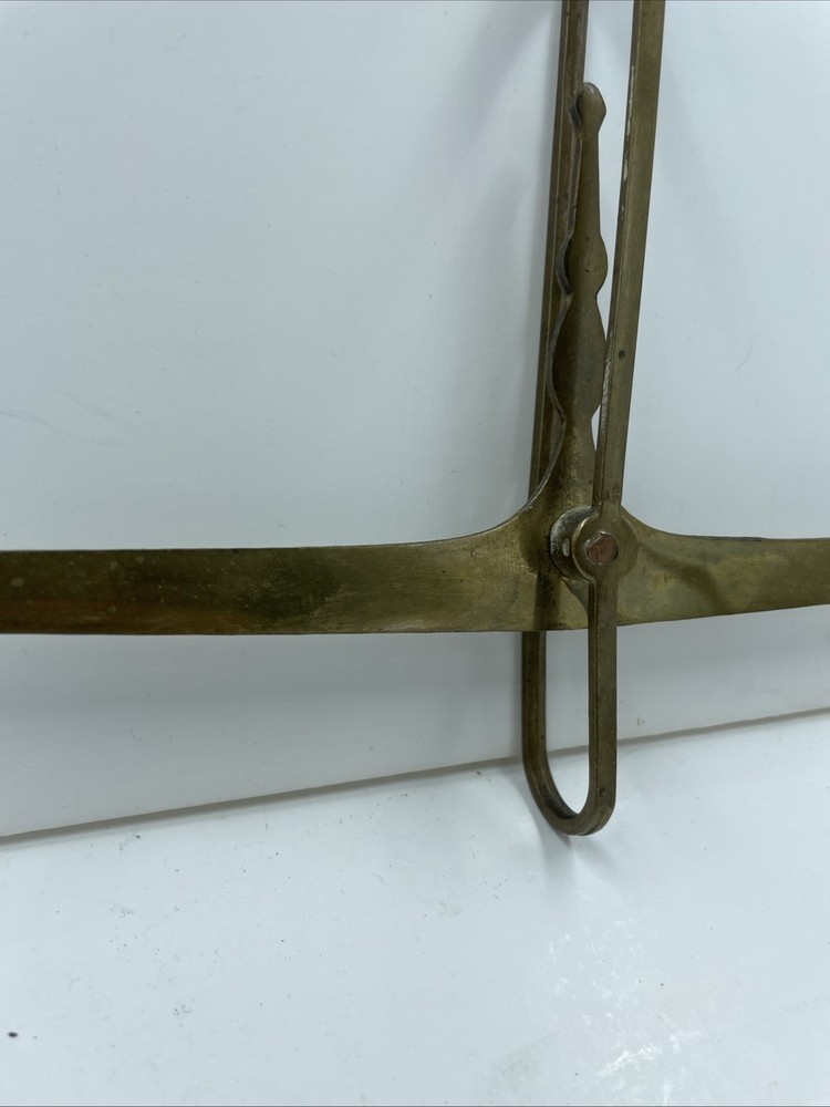 vintage brass hanging beam scale