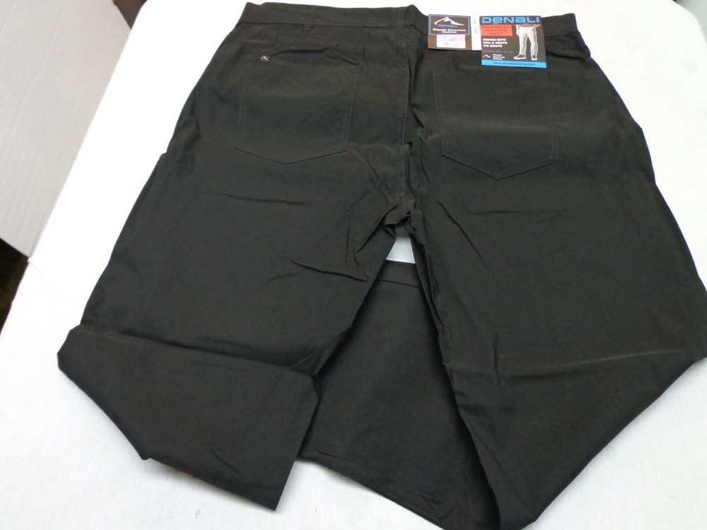 DENALI Black Technical Stretch Pants NWT 38/30 MSRP $54
