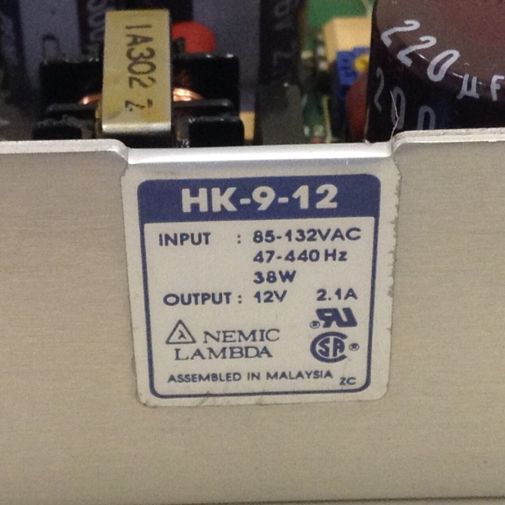 NEMIC-LAMBDA Power Supply HK-9-12 Used #77624