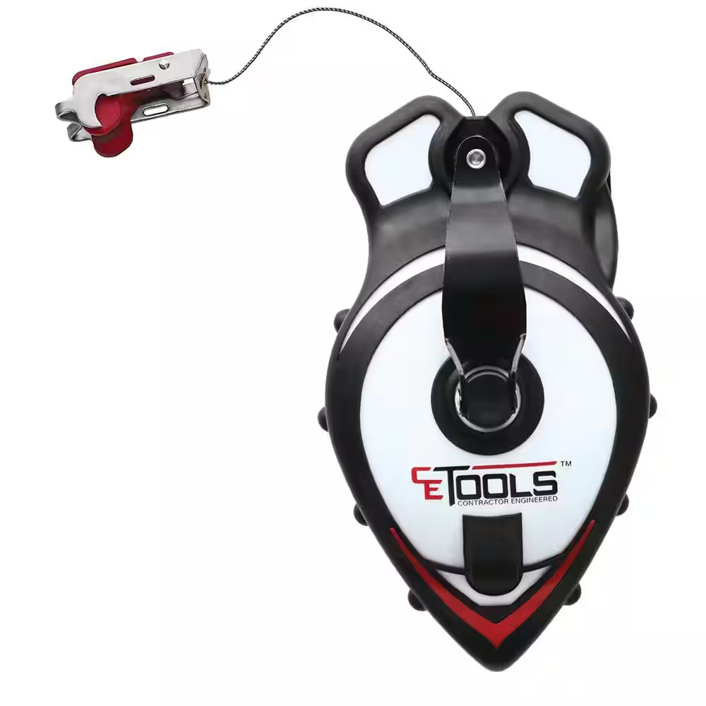 SnapBack� Chalk Line with Releasable Tip- CE Tools