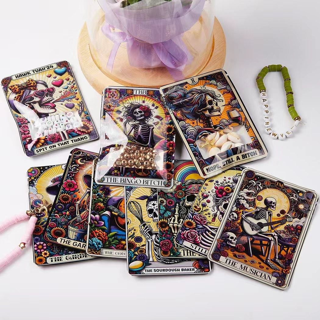 100pcs Resealable Zip Lock Mylar Bags, 7X10cm Smell Proof 1g Flower Storage Bag