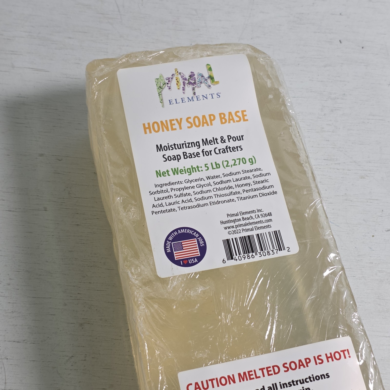 Honey Soap Base - Moisturizing Melt and Pour Glycerin Soap Base for Crafting 5#