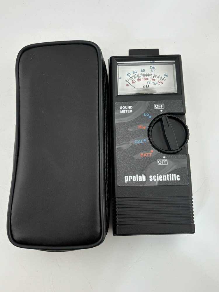 ProLab Scientific Sound Level Meter w/ Case and Manual