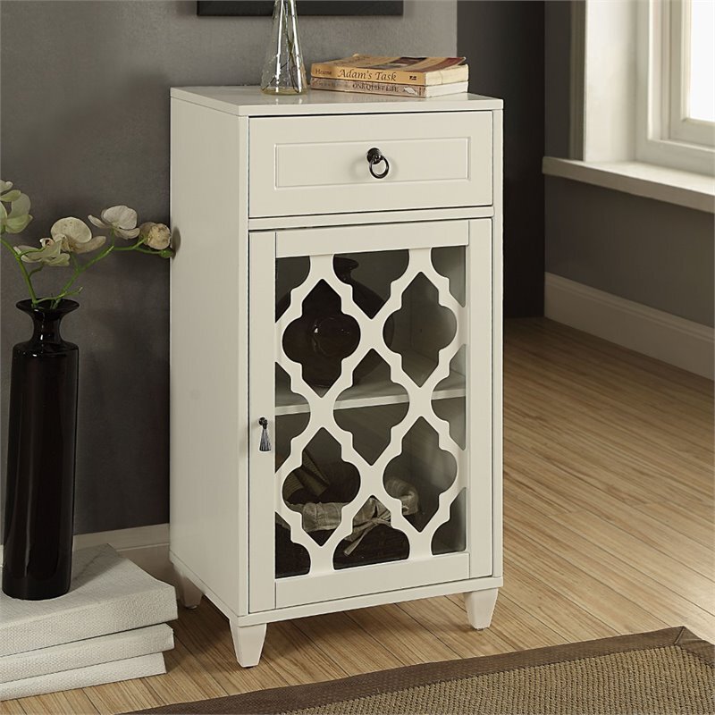 Bowery Hill End Table in White