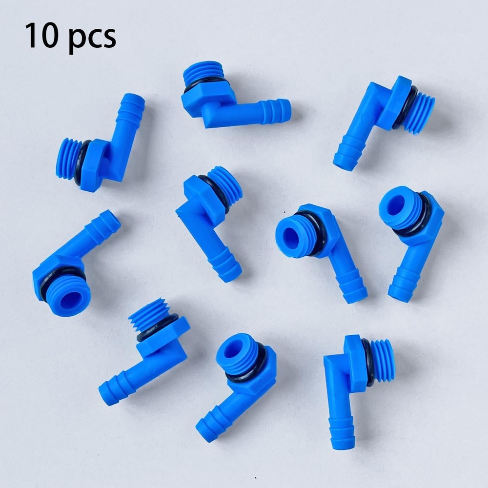 (10) pcs Metering Tip Barb Elbow, Replacement Part, 8116