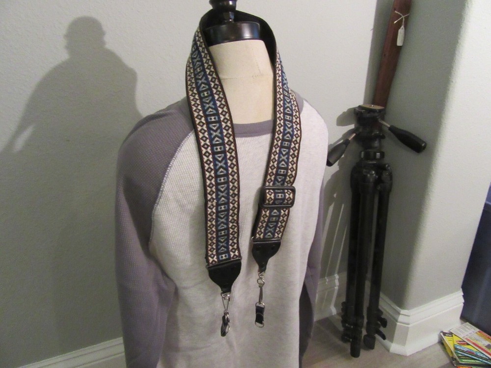 Nice Used Hippie Camera Strap Looks Nice  Very Solid  Stitching