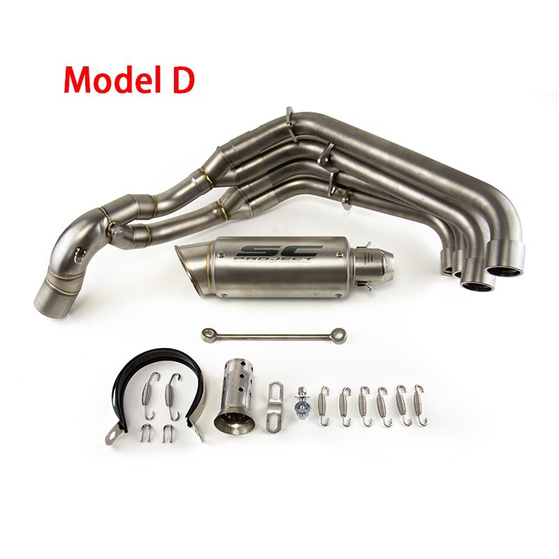 For Honda CBR650R CBR650F 2014-2024 CB650R Full System Exhaust Tips Header Pipe