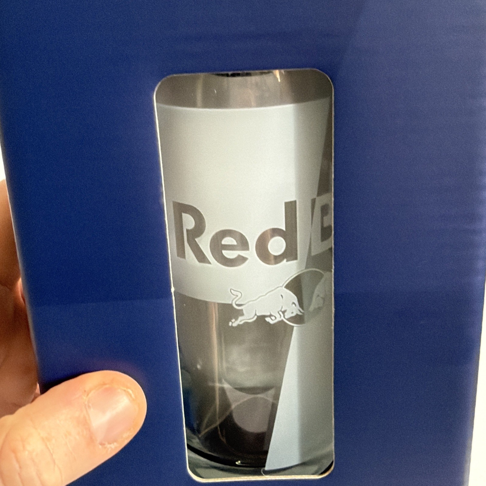 Rare Red Bull Energy Drink Single Glass 8.5 Oz New In Box Sealed Limited Edition