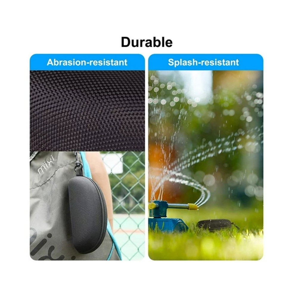 2PCS Portable Eye Glasses Case Sunglasses Protector Box Belt Clip Hard Zipper