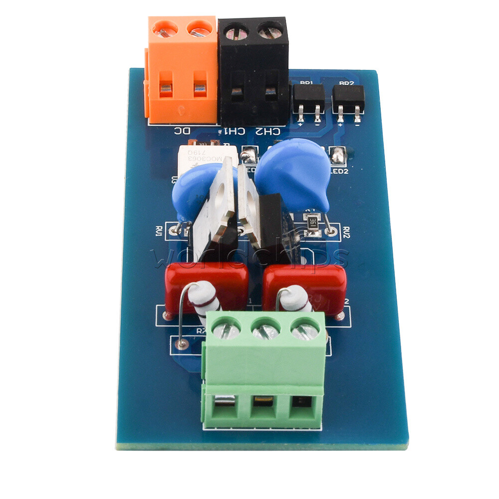 AC80-230V 2 CH Non-contact Solid State Relay Module Optoisolated PLC Amplifier