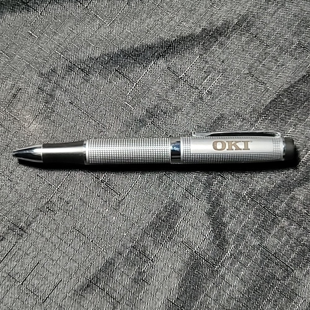 OKI Ballpoint Pen Electronics Industry Advertising