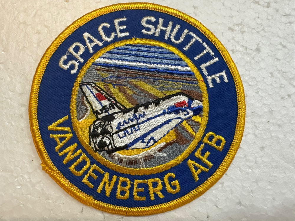 Vintage Space Shuttle Vandenberg AFB Air Force NASA Patch
