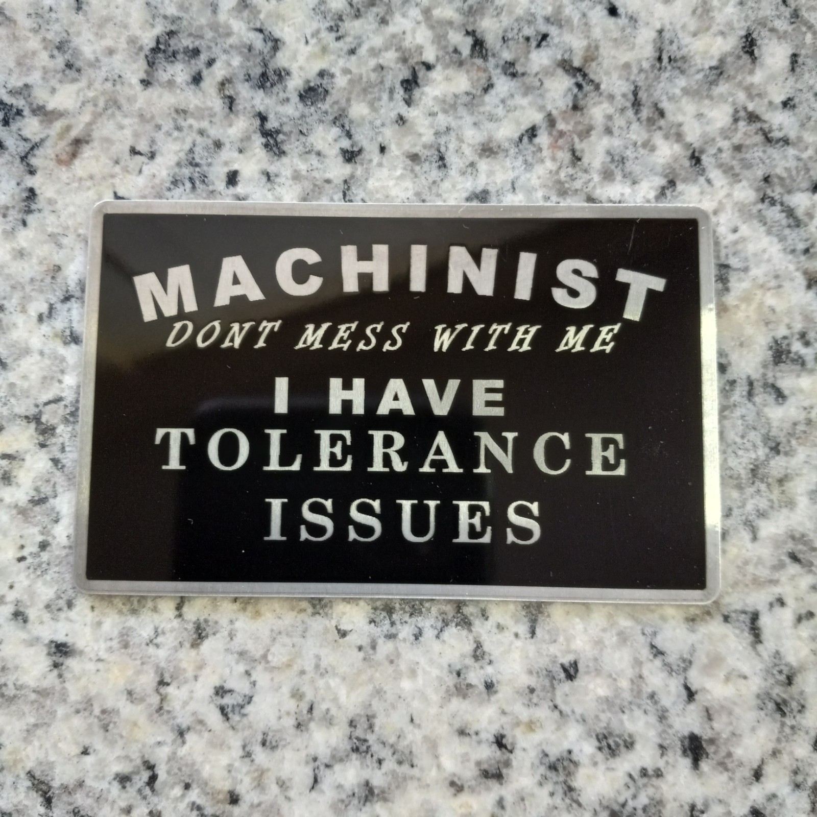 Magnetic Machinist Tool Box Signs Set of 3 | Machine Shop | CNC Operator