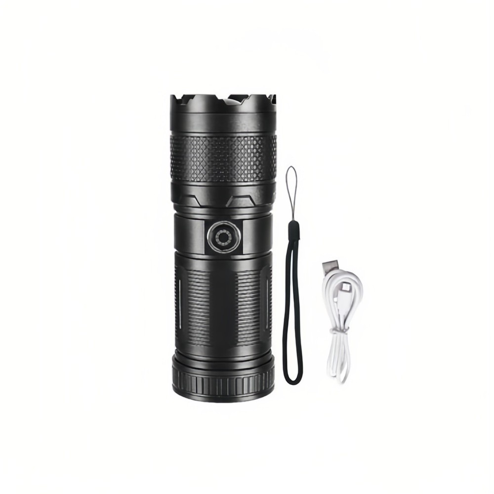 99000000 Lumen Super Bright LED Flashlight Rechargeable Tactical LED Work Light